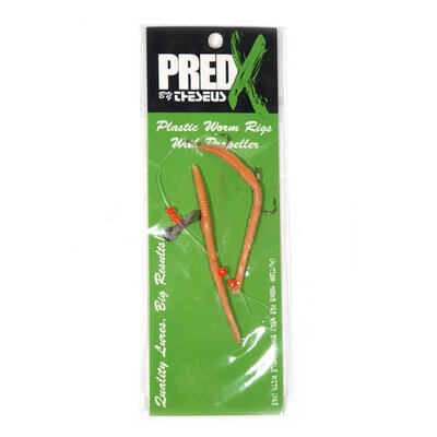 Theseus PredX Plastic Worm Propeller Rig